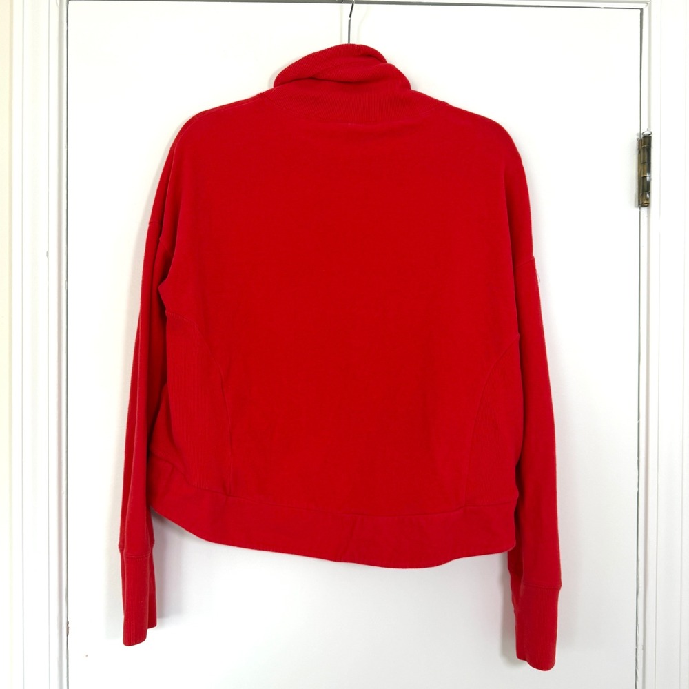 Sweaty Betty Red Harmonise Luxe Funnel Neck Sweatshirt SB5919 XS - Picture 8 of 10